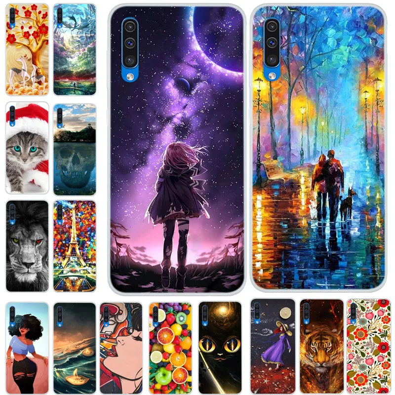 

For Samsung Galaxy A50 Case Cover Bumper On For Samsung A50 TPU Soft Silicone Back Cover Case For Samsung A50 2019 Phone Case