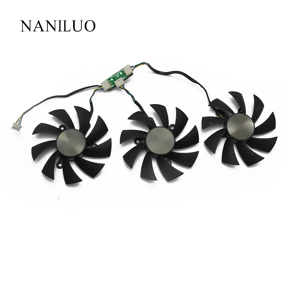 Новый оригинальный для ZOTAC GTX1080Ti AMP Экстремальный 11G видеокарта вентилятор