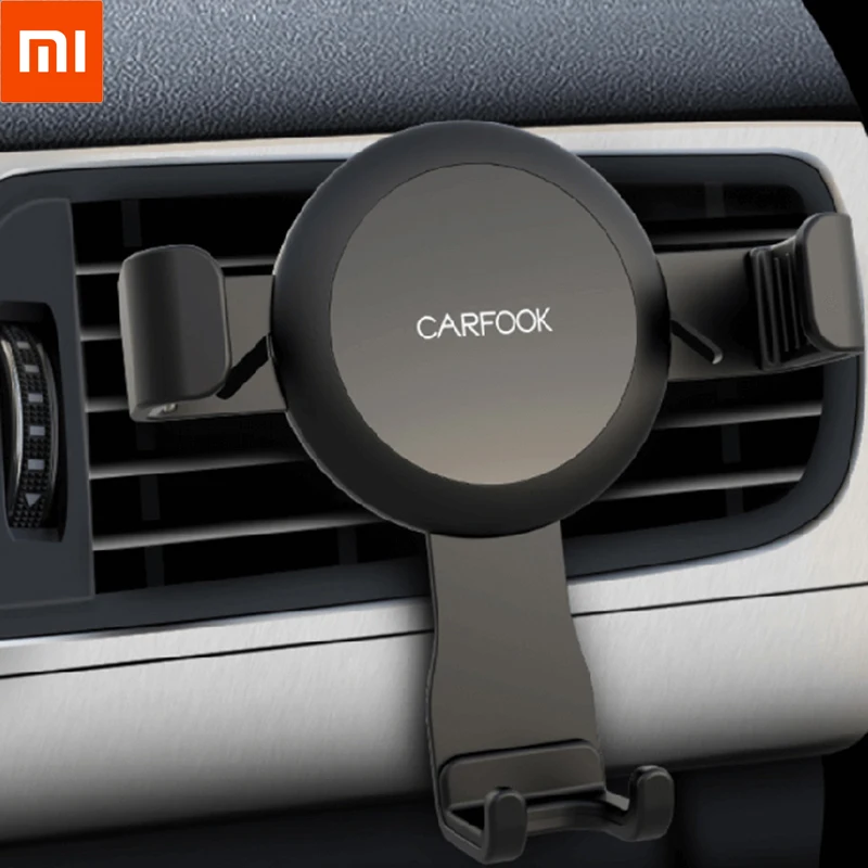 

Xiaomi CARFOOK Gravity Sensor Car Holder Bracket with G-Sensor One-handed Operation Multi-device Air Outlet Clip Holder