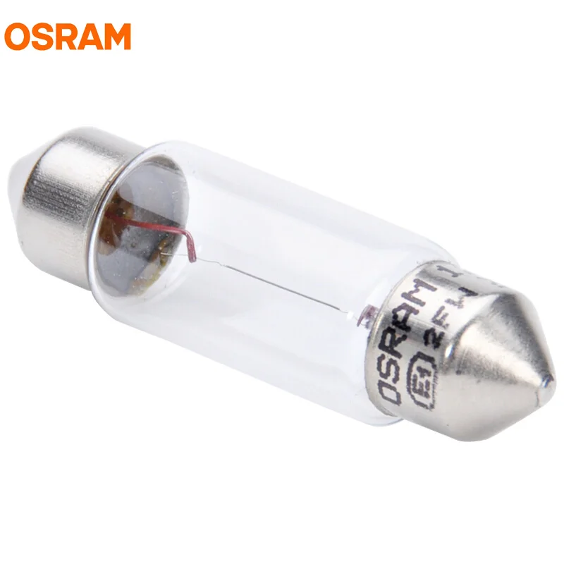 10 шт. OSRAM C5W 6418 гирлянда лампы 12 В 5 Вт SV8.5 8 оригинальная линейная лампа для чтения