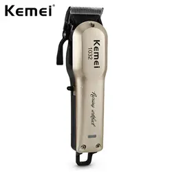 Kemei мощный триммер для бороды для волос электрическая машинка для стрижки волос Бритва Беспроводная Машинка для стрижки волос с гребнями