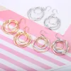 Vintage Hanging Circles Geometric Earrings Mix colors  Gold Elegant Dangle Earrings For Women 2022 Fashion Jewelry Gifts ► Photo 3/6