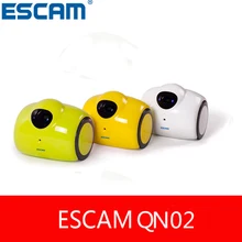 ESCAM Робот QN02 WI-FI Беспроводная Ip-камера HD Движения Baby Monitor IP Cam Встроенный Микрофон И Динамик лучше, чем YI Купольная Камера
