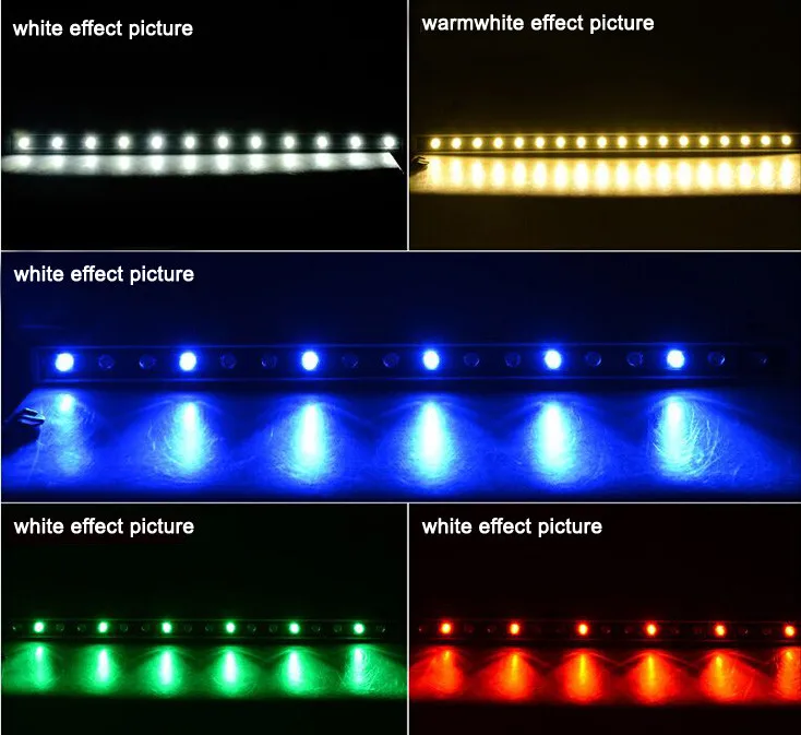 24 Вт Светодиодный точечный светильник светодиодный RGB настенный светильник для мытья сада Открытый квадратный прожектор пейзаж светильник