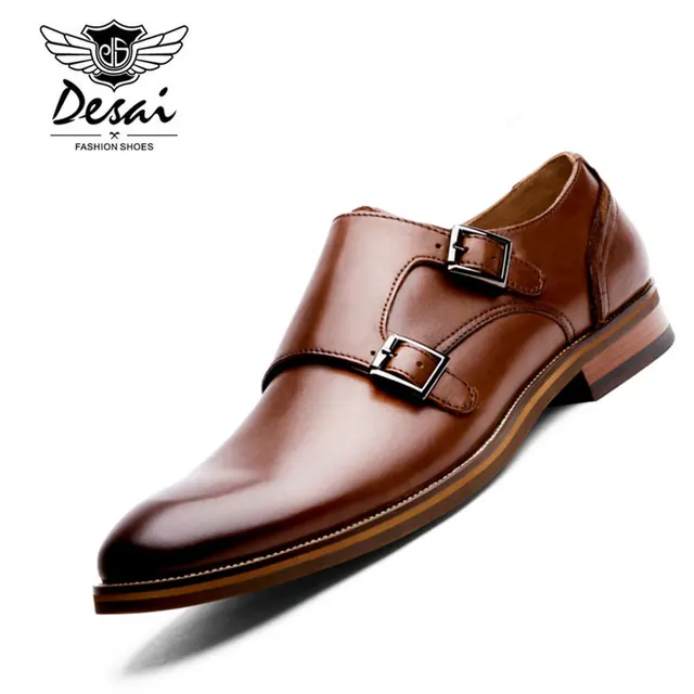 Mens Buckle Shoes Brown Mens Buckle Shoes Brown