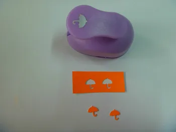 

free shipping 3/8 inch (about 0.8cm) umbrella punches scrapbook mini paper foam punch eva puncher