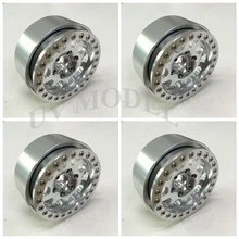 4 шт./партия RC 1,9 колеса из сплава Beadlock Колесные диски для осевой SCX10 CC01 Высокое качество алюминий 1,9 дюймов колеса RC Рок Гусеничный