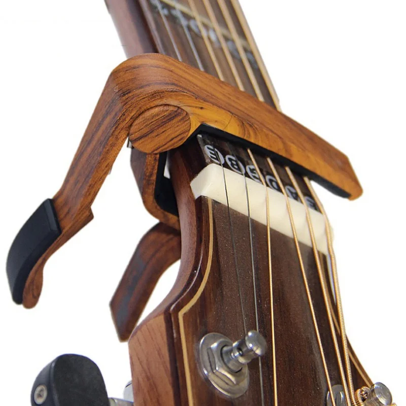 Регулируемый зажим для гитары Null Wood новый 6 струнный осветительный каподастр MA 12