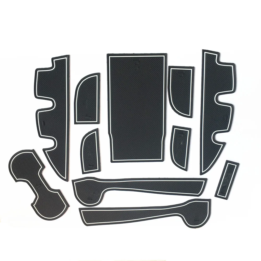 Car Door Groove Mat Anti Slip Mats Interior Cup Cushion For Toyota