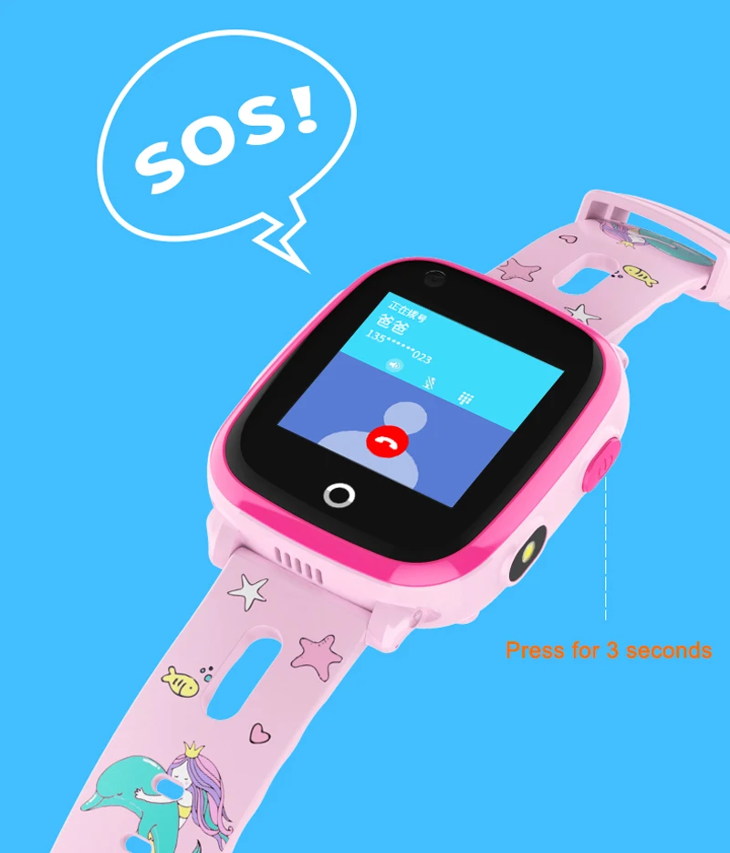 IP67 водонепроницаемый смарт 4G Удаленная камера gps Wi-Fi дети наручные часы для студентов SOS видео монитор вызовов трекер часы с локатором