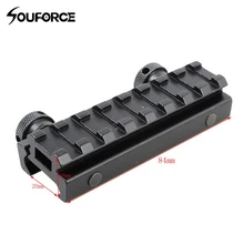 М Серия Picatinny Weaver 1/" Riser Scope Rail Mount suit 20 мм Rail Mount для охоты