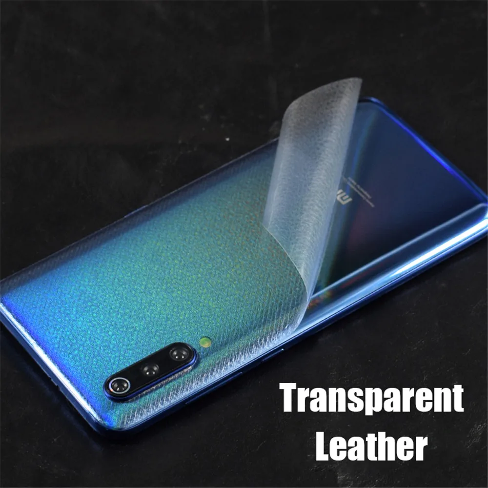 Clear Carbon Fiber Soft Film For Xiaomi Mi 9 Mi9 Mi 8 Lite MiX3 Transparent Sticker For Redmi Note 7 5 Pro Screen Protector Film (10)