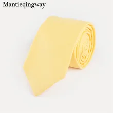 Mantieqingway 6,5 см дизайнерский фирменный галстук на шею для мужчин Свадебный галстук мужской модный деловой костюм Однотонный черный галстук-платок