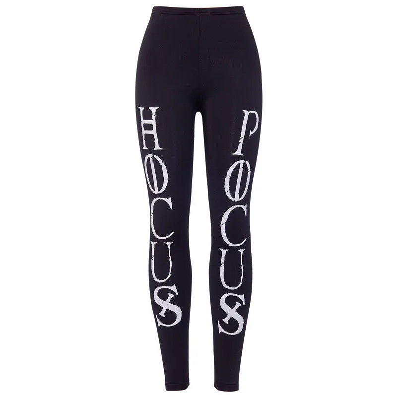 HOUZHOU 2019 Spring Letter Printing Leggings High Waist Pencil Pants Women Black Sexy Skinny Slim Streetwear Elastic Joggers HOUZHOU 2019 Spring Letter Printing Leggings High Waist Pencil Pants Women Black Sexy Skinny Slim Streetwear Elastic Joggers