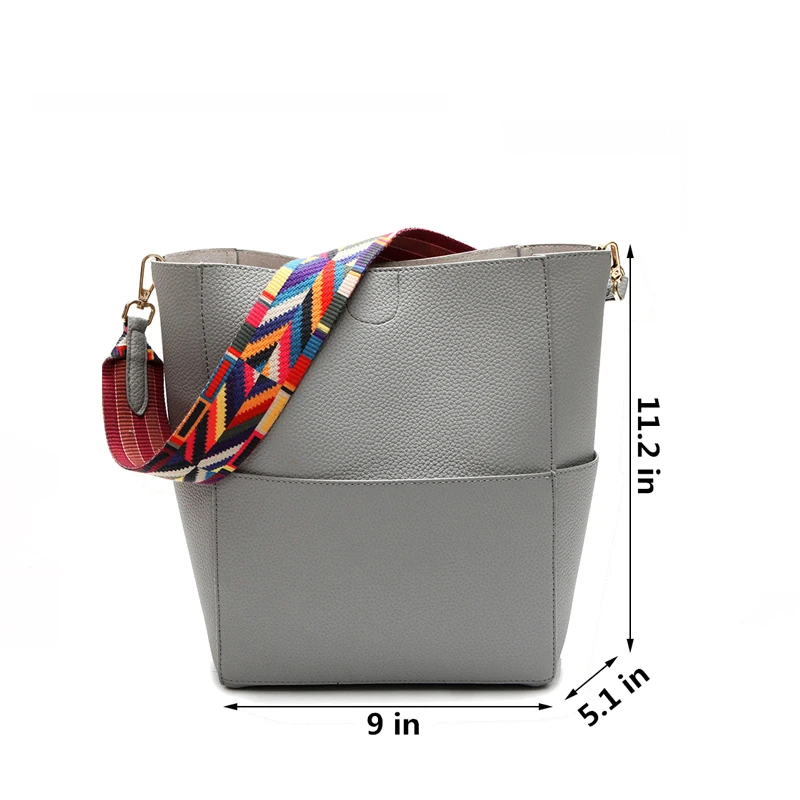 DAUNAVIA Luxury Women Handbags Famous Designer Brand Women Shoulder Bags with Colorful Strap Pu Leather bag Women messenger bag