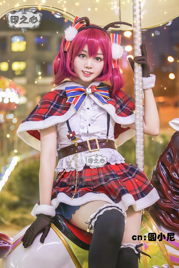 [В наличии] Aqours Love Live Sunshine! Руби Куросава Рождество SJ униот косплей костюм для