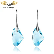 Fashion Pendientes Austrian Brincos Crystal Dangle Earrings Women Jewelry