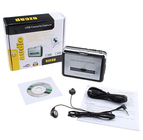 ETC USB портативный кассета в MP3 конвертер Tape to плеер с наушниками|MP3-плееры| |