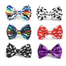 Розничная, новая мода, 6 цветов, усы, борода, мужские и женские регулируемые вечерние галстуки-бабочки на свадьбу, бабочки, галстуков