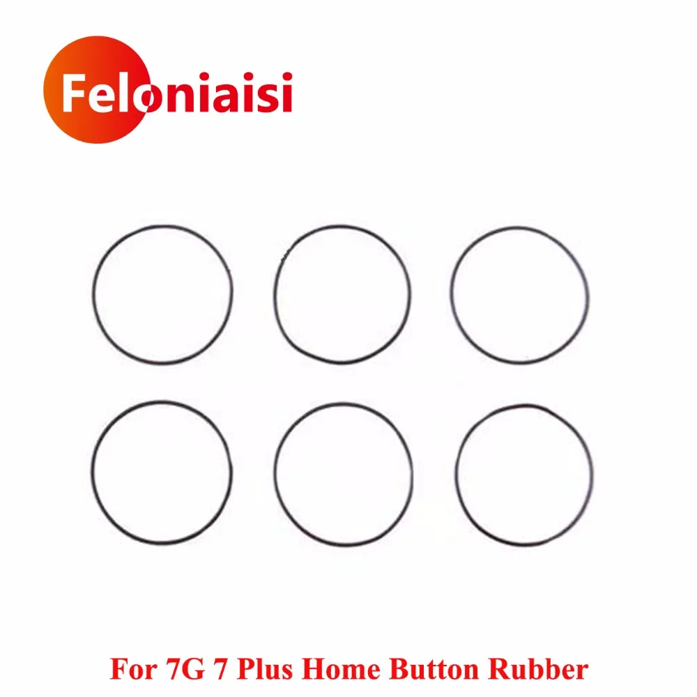 50pcs/lot High Quality For iPhone 7G 7 Plus Home Button Holding Gasket Rubber Spacer With Adhesive Sticker | Мобильные телефоны и