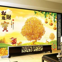 Фортуна дом удача Фортуна дом фреска фон настенная мебель для дома гостиная диван ТВ Настенные обои фрески