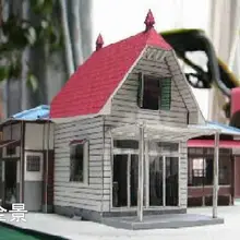 Японская вилла Бумажная модель