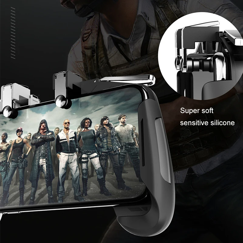  AK16 Mobile Pubg Gamepad Controller for Phone L1R1 Shoot Grip Joystick Trigger L1R1 Pubg Fire Butto