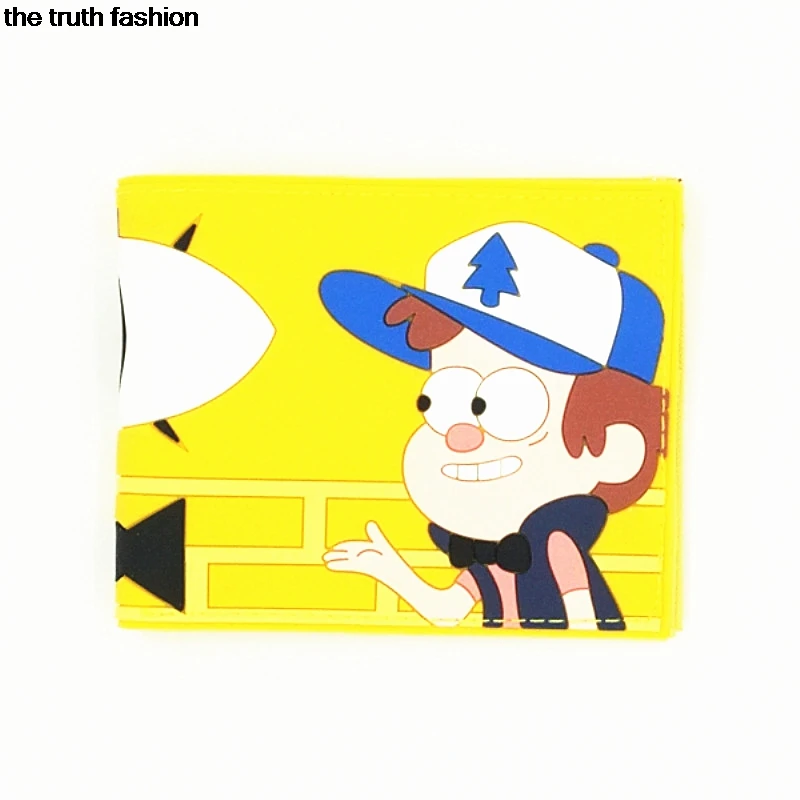 

With Zipper Men gravity falls Wallets Male Money Purses 3d Pattern Designer Soft silica gel starwas huil ID Card Case