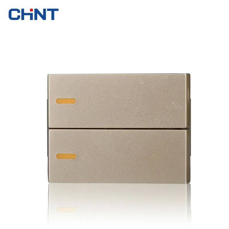 

CHINT Wall Switch Socket Function Key 120 Type 9L Small Two Gang Two Way Switch Group Combine Modular