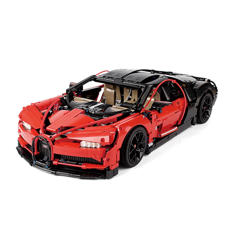 

Compatible 42083 DECOOL 3388A LELE 38036 SY7950 Technic Blue Red Chiron Racing Car Set Toys Building Blocks Bricks Toys Model