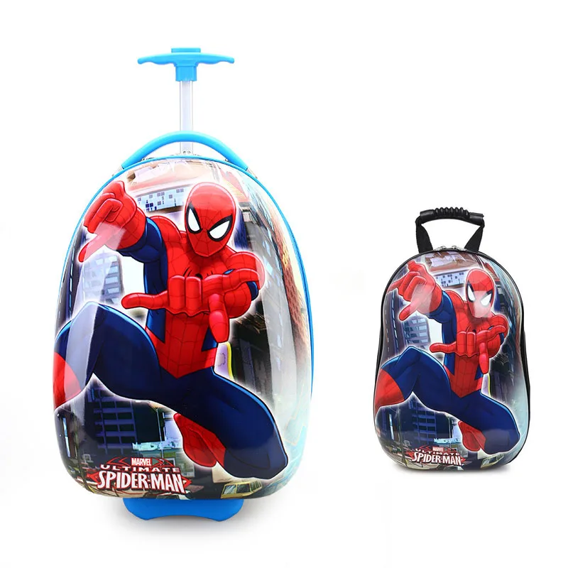 

Cute BackPack for Children School Trouly Bag Kindergarten Students Travel School Bags with Wheels for Boys and Girls Cartoon Bag