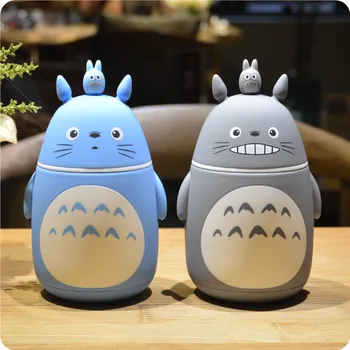 

Creative Cute Totoro Portable Thermos Bottle Cartoon Water Cup Anime Termos Cup and Mug Stainless Steel Vacuum Flasks Bottle