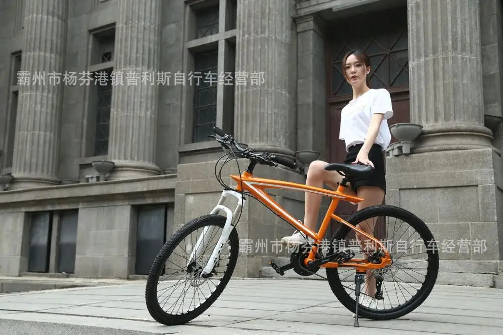26 дюймов алюминиевый сплав горный велосипед 24 скорости масляный тормоз двойной дисковый тормоз велосипедная рама дорога для мужчин и женщин