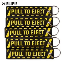 5 PCS/LOT Souvenirs Keyring ,Pull To Eject Aviation Gift Keychain Team Sports Embroidered Souvenirs Motorcycles and Cars Key Tag