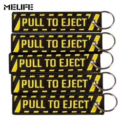 5 PCS/LOT Souvenirs Keyring ,Pull To Eject Aviation Gift Keychain Team Sports Embroidered Souvenirs Motorcycles and Cars Key Tag