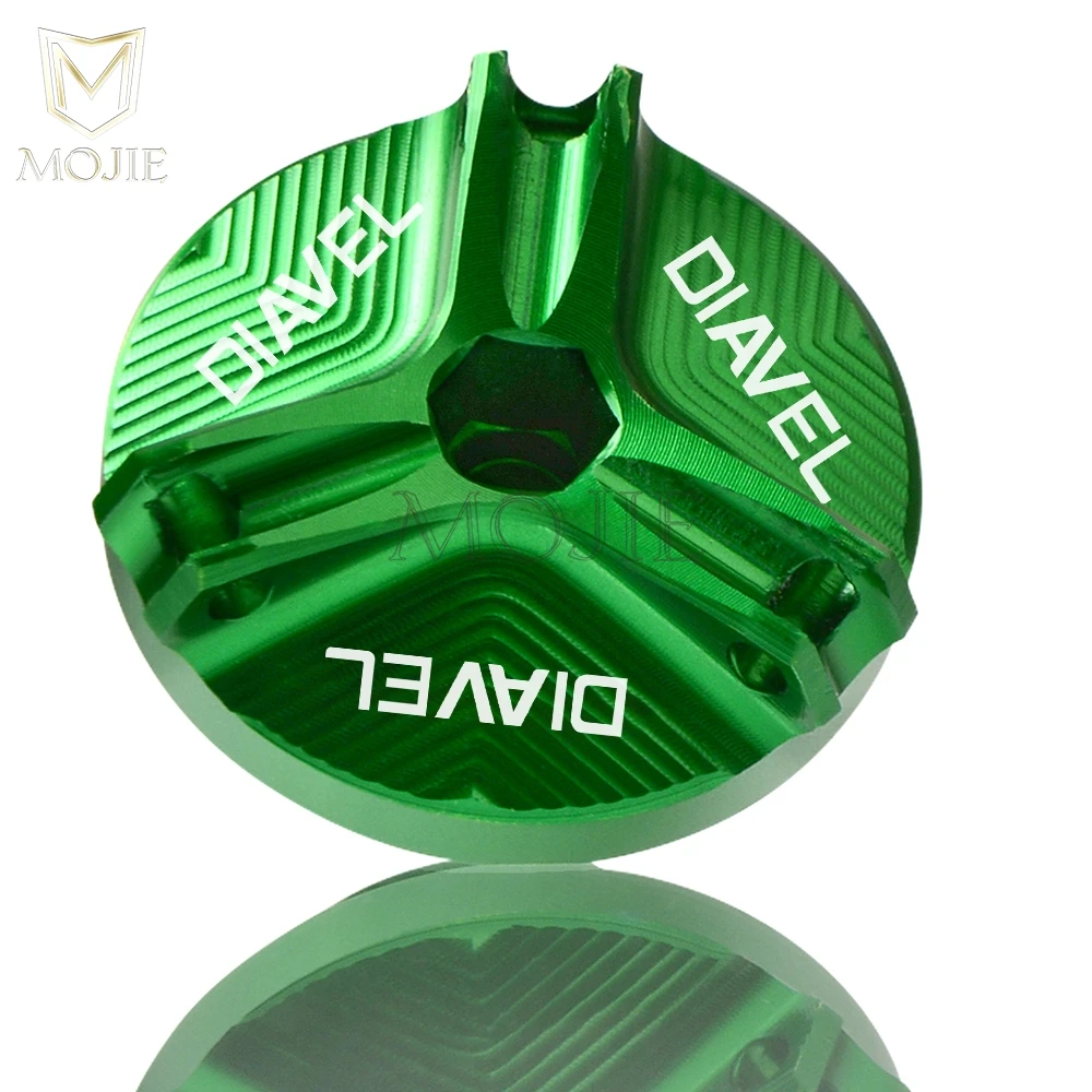 M20x2.5 Green M20* 2,5 мотоцикла масляный сливная заглушка двигателя наполнитель Кепки винт крышки для поездок на мотоцикле Ducati Diavel AMG/углерод/Strada XDIAVEL S Diablo 650 - Цвет: M20x2.5 Green
