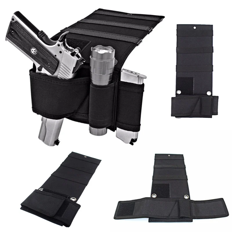 Buy Tactical Adjustable Pistol Gun Holster Holder Universal with Flashlight
