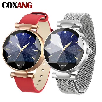 

COXANG B80 Women Smart Watch Diamon Screen Ladies Fitness Bracelet Heart Rate Monitor Blood Pressure Pedometer Female Smartwatch