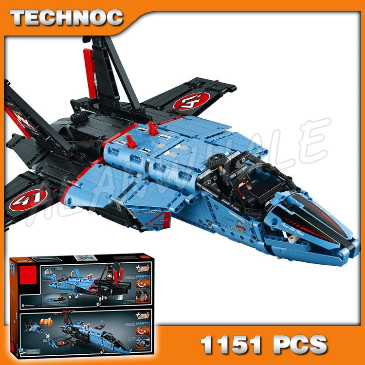1151 шт. новый дизайн воздушные гонки Jet 20031 DIY 2-в-1 модель здания комплект блоки