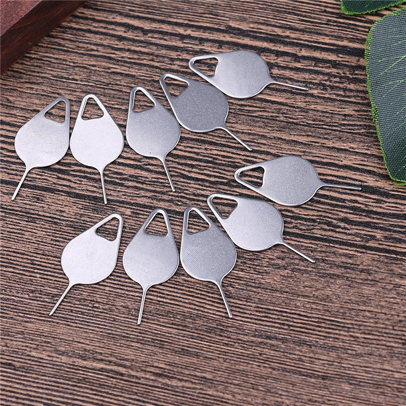 

10pcs/set for Sim Card Tray Removal Eject Pin Key Tool Stainless Steel Needle for iPhone iPad Samsung for Huawei xiaomi