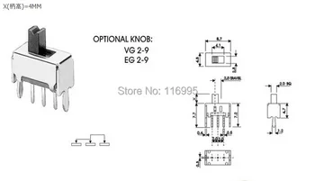 

Free shipping 50pcs DIP SS12D07 / with bracket / small toggle switch / handle high 3mm/4MM/5mm/6mm/7mm