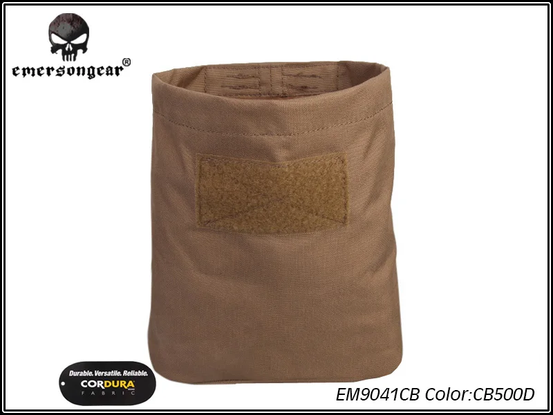 EmersonGear складной журнал переработки сумки охотничьи Airsoft тактический падения разное мешок EM9041 мультикам черный - Цвет: CB