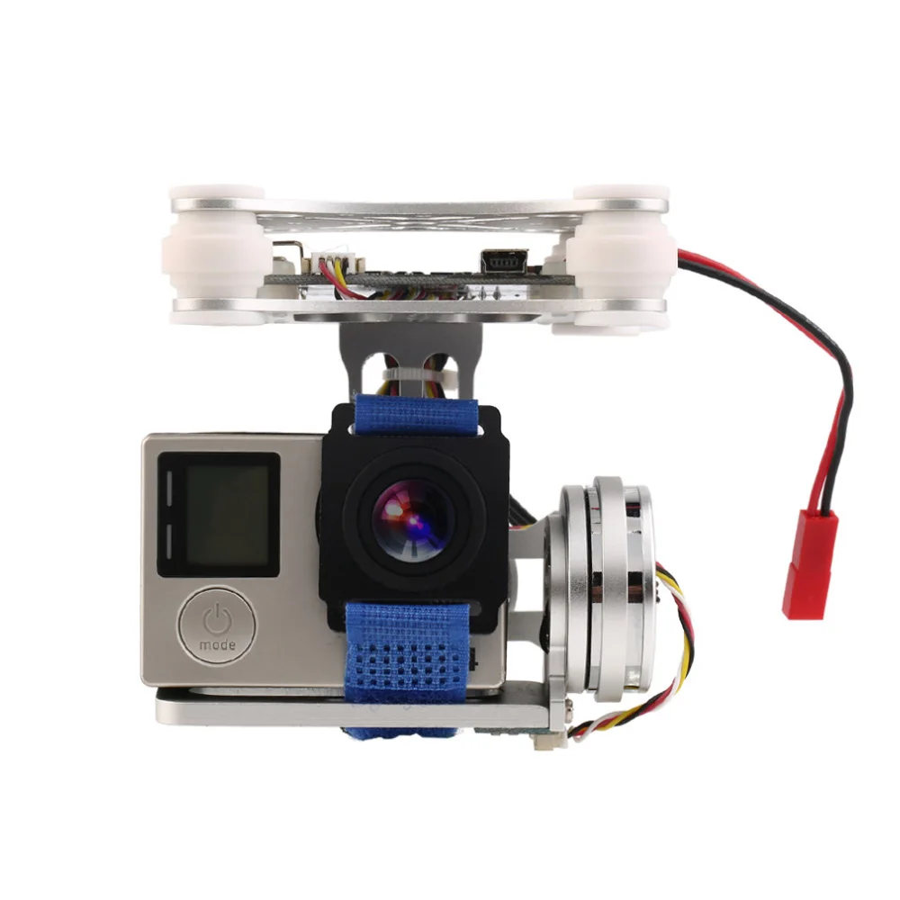 

1set FPV 2 Axle Brushless Gimbal With Controller For Phantom GoPro 3 4