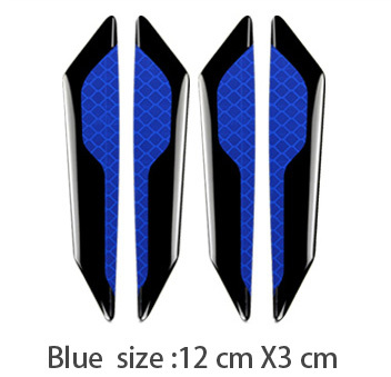 Warning Strip Tape Light Reflector Sticker Exterior Accessories Warning Mark Reflective Door Edge Protection Silane Guard