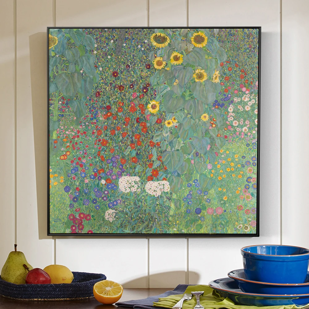 Gustav Klimt известный Холст репродукции картин для фермы и сада с подсолнухами холст художественные принты дома настенные декоративные картины