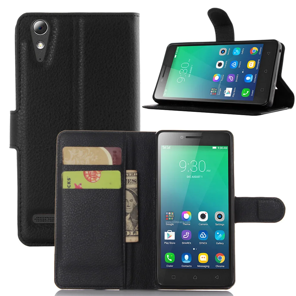 

For Lenovo A 6010 Case Luxury PU Leather Back Cover Case for Lenovo A6010 / A6000 Plus Prime Case Flip Protective Phone Bag
