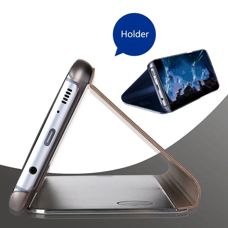 Flip Window Fashion Case Cover for Samsung Galaxy Note 8 5 S9 S8 Plus S7 Edge S6 for iPhone X 8 7 Plus 6S 6 Plus Accessories