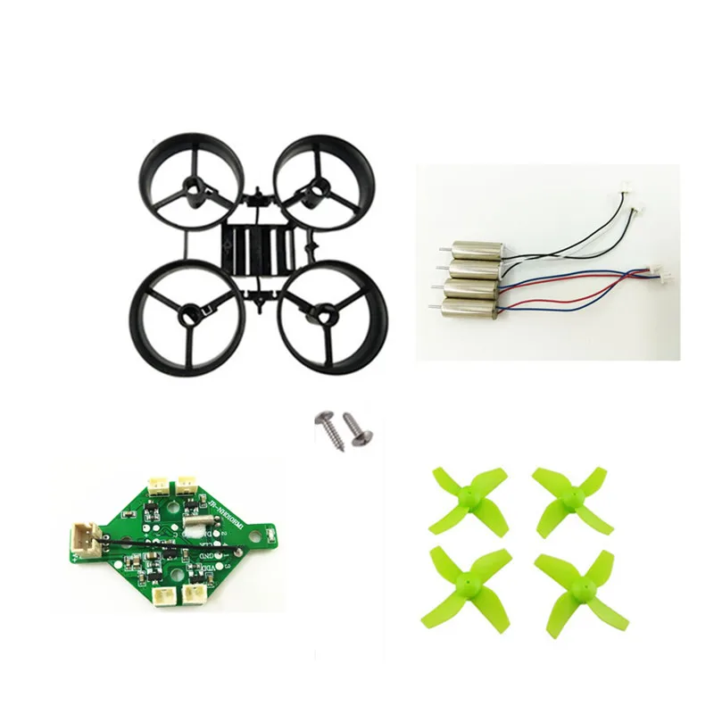 DIY комплекты радиоуправляемых дронов 615 двигатель H36 батарея баланс зарядное устройство запчасти E010 E010C E010S JJRC H36 Tiny6 лезвие индуктивности крошечные Whoop - Цвет: 13-0133-3