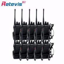 10pcs Cheap Walkie Talkie Radio Retevis H777 3W 16CH UHF 400-470MHz Flashlight CTCSS/DCS Walkie-Talkie Communication Equipment