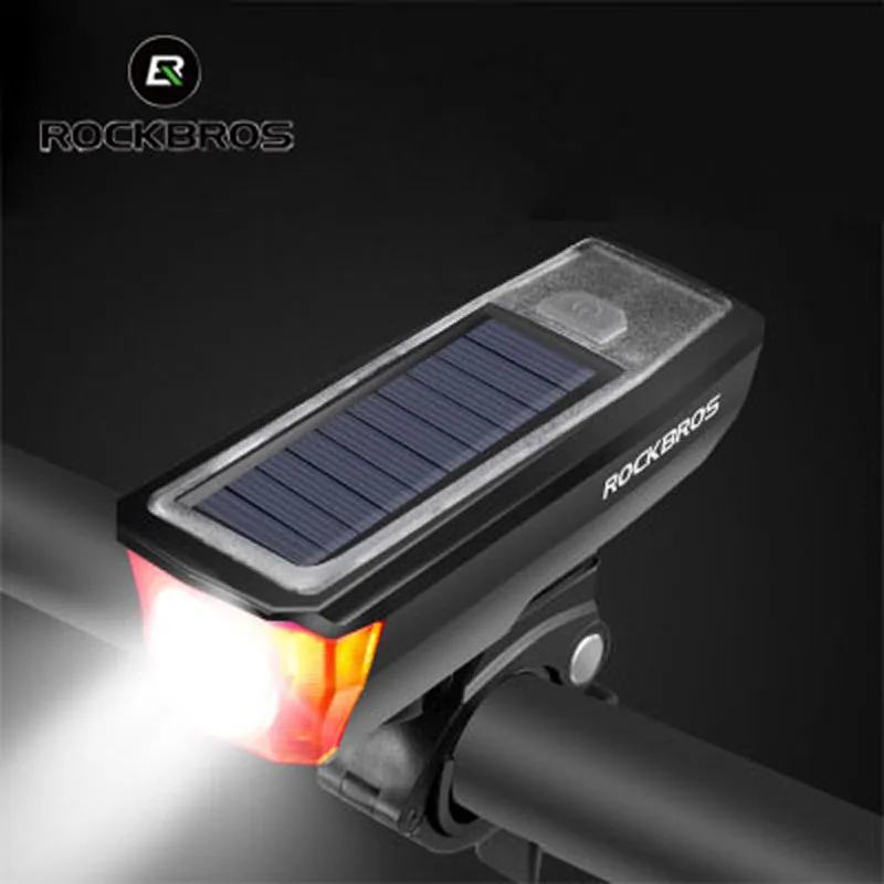 ROCKBROS велосипедные фары для руля светодиодные лампы отражатель зарядное usb